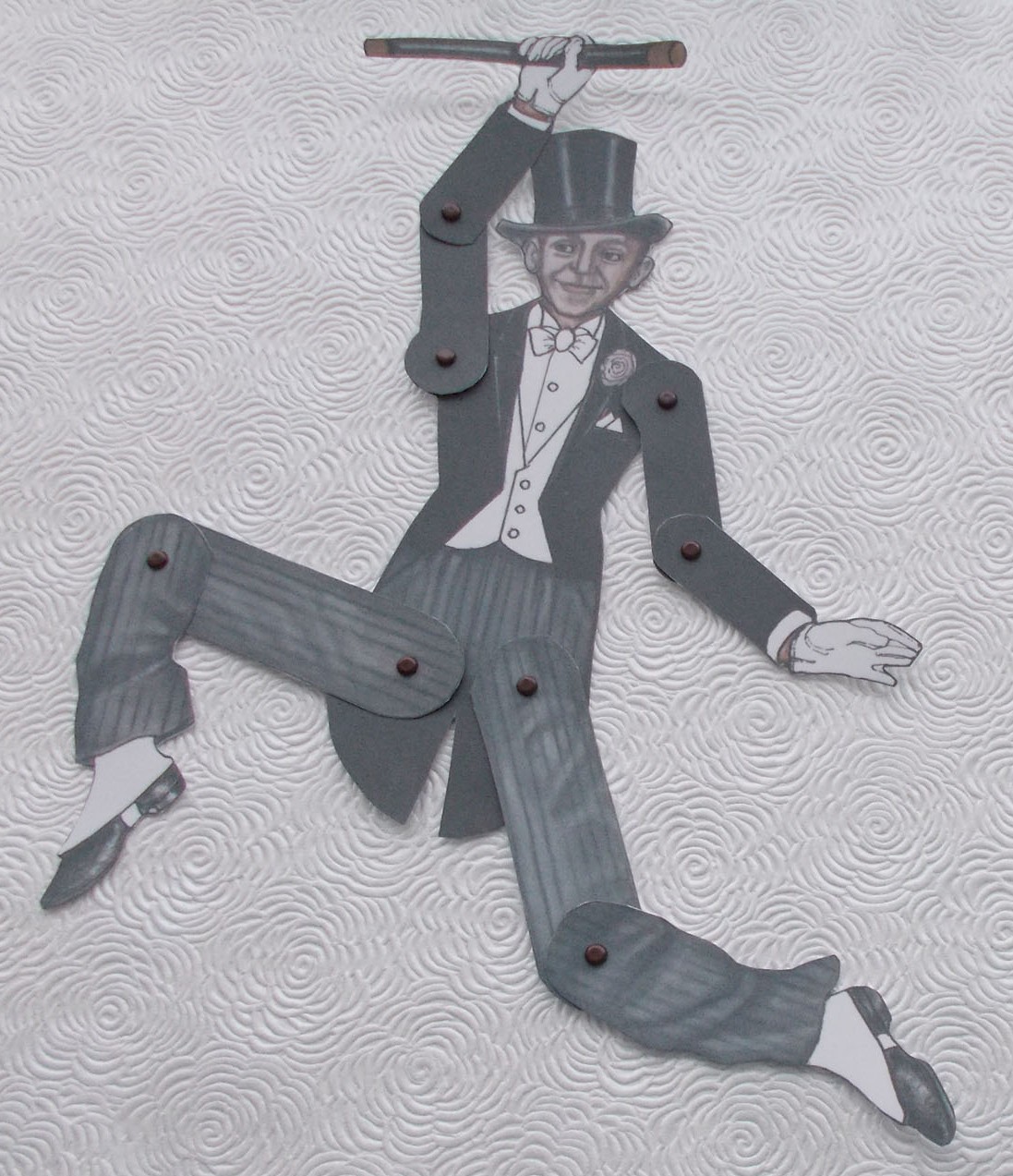 Fred Astaire Printable and Movable Paper Doll